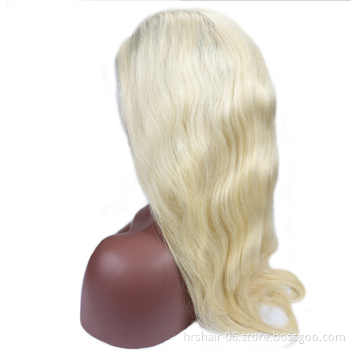 Top Quality Silky body Brazilian Hair Online Ombre Blonde Hair 1b 613 Human Hair 360 Full Lace Wig